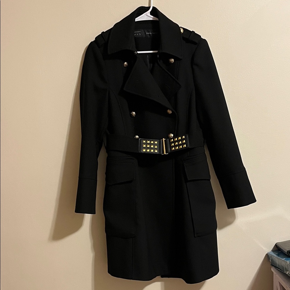Zara Black Tailored Coat